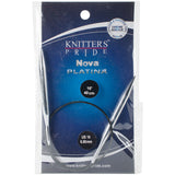 Knitter's Pride-Nova Platina Fixed Circular Needles 16"