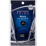 Knitter's Pride-Nova Platina Fixed Circular Needles 16"