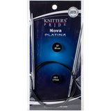 Knitter's Pride-Nova Platina Fixed Circular Needles 32"