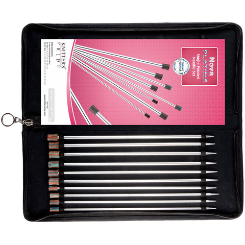 Knitter's Pride-Nova Platina Straight Needles Set 14"