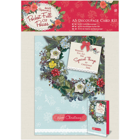 Papermania Pocket Full Of Posies Decoupage Card Kit