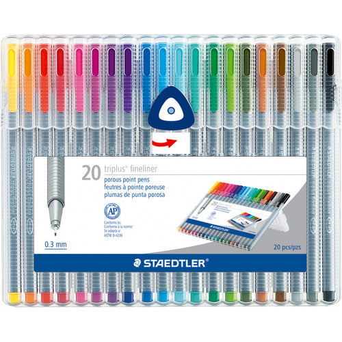 Triplus Fineliner Pens 20/Pkg