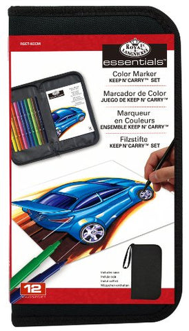 Royal & Langnickel Color Marker Essentials Keep N' Carry Set