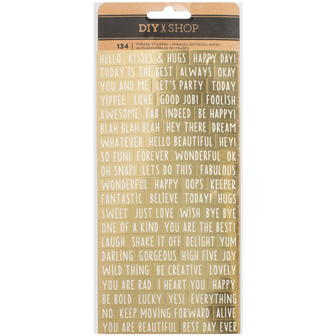 DIY Shop 3 Wordfetti Stickers