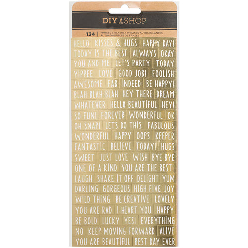 DIY Shop 3 Wordfetti Stickers