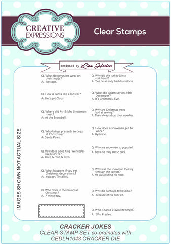 Creative Expressions A6 Clear Stamp Set By Lisa Horton