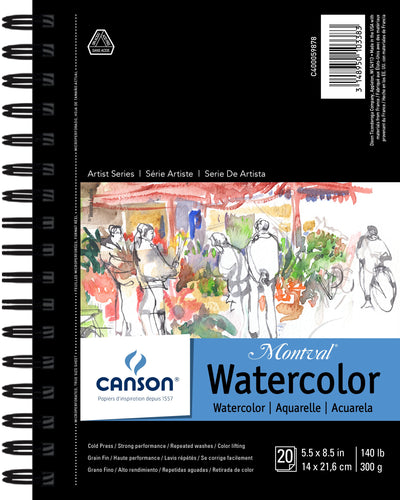 Canson Watercolor Pad 5.5"X8.5"