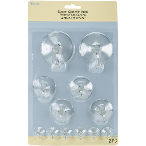 Suction Cups Assortment 12/Pkg