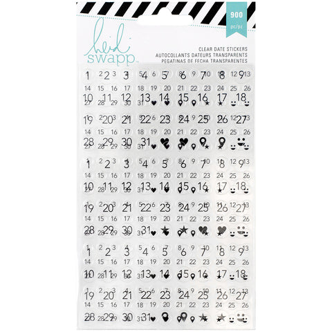 Heidi Swapp Memory Planner Clear Stickers