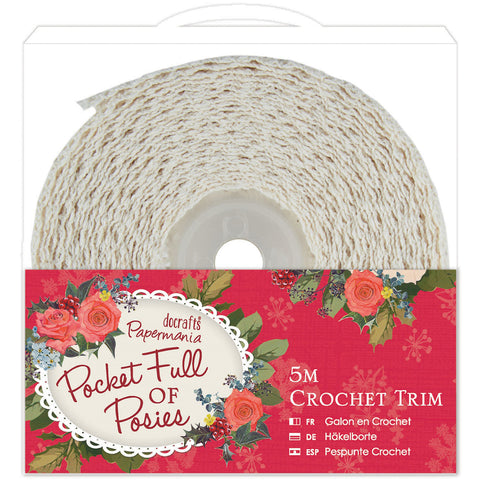Papermania Pocket Full Of Posies Crochet Trim