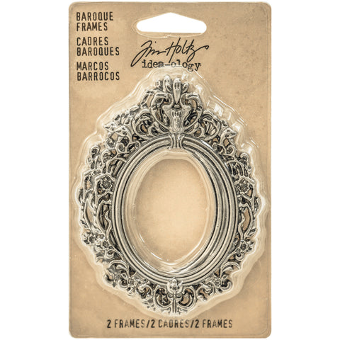 Idea-Ology Metal Baroque Frames 2.25"X3" 2/Pkg