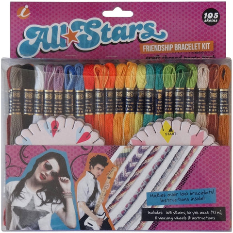 Iris All Stars Friendship Bracelet Thread Party Pack Kit