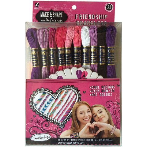 Iris Make & Share With Friends Friendship Bracelets Kit