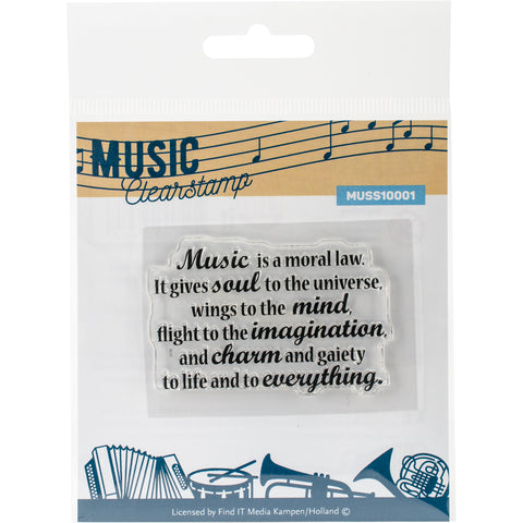 Find It Trading Clear Stamp 2"X3"