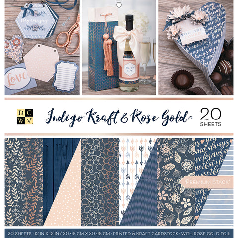 DCWV Double-Sided Cardstock Stack 12"X12" 20/Pkg