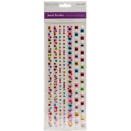 MultiCraft Jewel Border Stickers