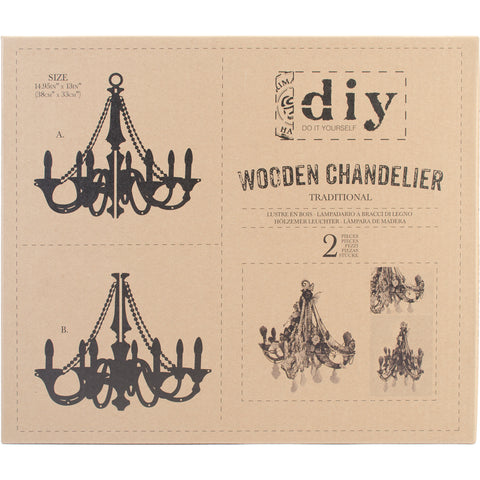 Prima Marketing DIY Wooden Chandelier