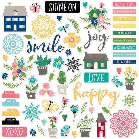 MISO Happy Pea Pod Parts Die-Cuts 66/Pkg