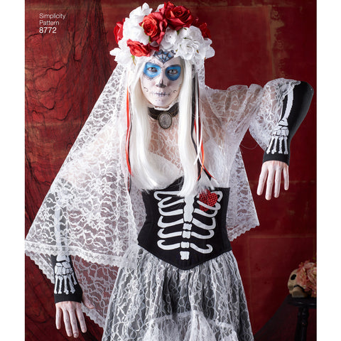 Simplicity Elaine Heigl Day Of The Dead Misses Costume