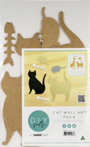 Kaisercraft Beyond The Page MDF Cat Wall Art