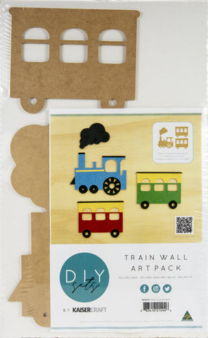 Kaisercraft Beyond The Page MDF Train Wall Art