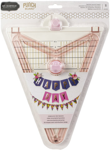 Jen Hadfield Banner Punchboard 2/Pkg