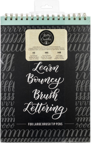 Kelly Creates Large Brush Workbook 8.5"X12.3" 148/Pkg