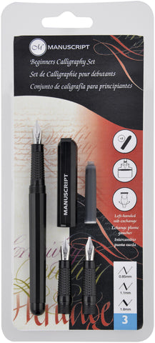 Manuscript Beginner's Calligraphy Set - Left Handed