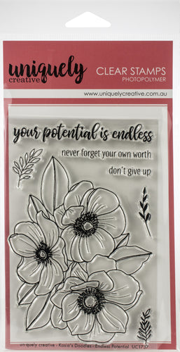 Uniquely Creative 4"X6" Clear Stamps 7/Pkg
