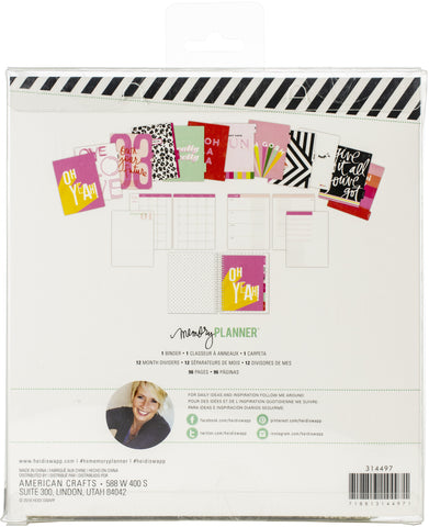 Heidi Swapp Large Memory Planner Spiral 7.75"X8.75"