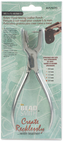 Beadsmith Rotary Hand Sewing Leather Punch