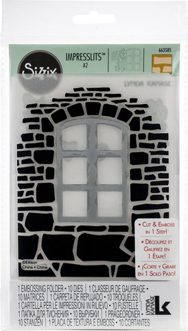Sizzix Impresslits Embossing Folder By Lynda Kanase