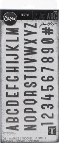 Sizzix XL Alphabet Die by Tim Holtz