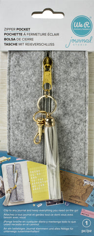 We R Memory Keepers Journal Felt Zip Pocket
