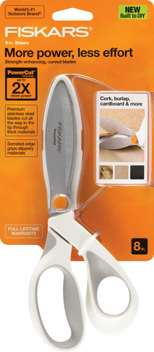 Fiskars Built to DIY Softgrip PowerCut Shears 8"