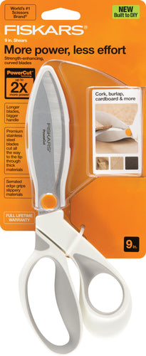 Fiskars Built to DIY Softgrip PowerCut Shears 9"