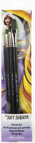 Art Sherpa Portrait Brush Set 4/Pkg