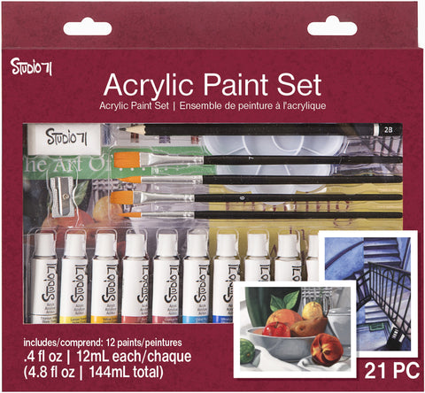 Studio 71 Acrylic Paint Set 21/Pkg
