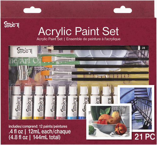 Studio 71 Acrylic Paint Set 21/Pkg