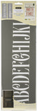 Americana Decor Stencil 6"X18" 2/Pkg