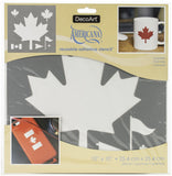 Americana Adhesive Stencil 10"X10"