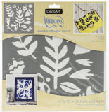 Americana Adhesive Stencil 10"X10"