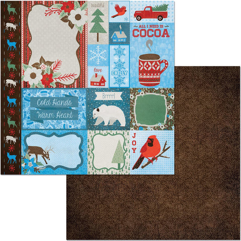 Winter Getaway Double-Sided Cardstock 12"X12"