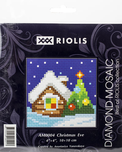 RIOLIS Diamond Mosaic Embroidery Kit 4"X4"