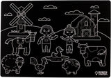 Reversible Chalkboard Placemat 12"X17"