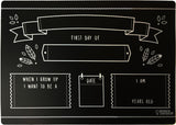 Reversible Chalkboard Placemat 12"X17"