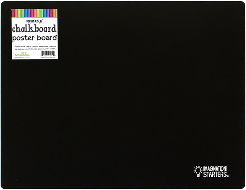 Reusable Poster Board Chalkboard 22"X28"