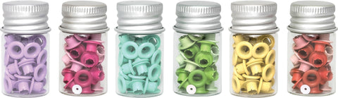 We R Memory Keepers Glass Jars 6/Pkg