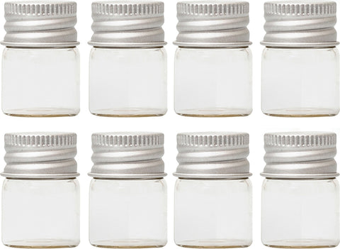 We R Memory Keepers Glass Jars 8/Pkg