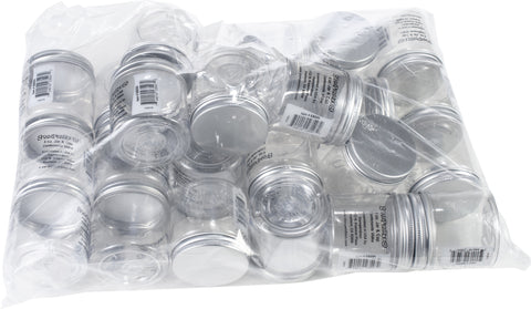 Stampendous 4oz Jar & Metal Cap-Empty 25/Pkg